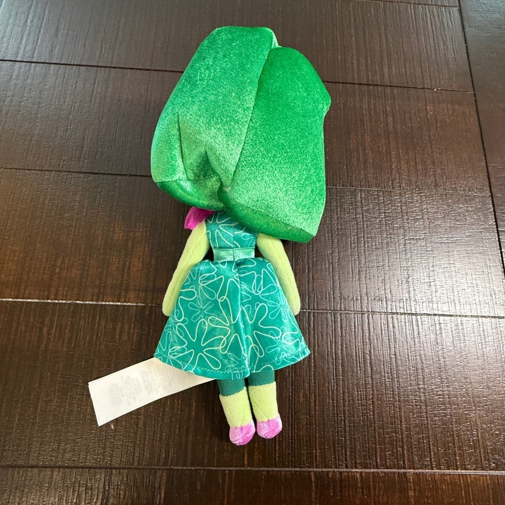 Disney Pixar Inside Out 2 Disgust Plush Green Floral Dress Toy 11" Doll Collect - Picture 7 of 8